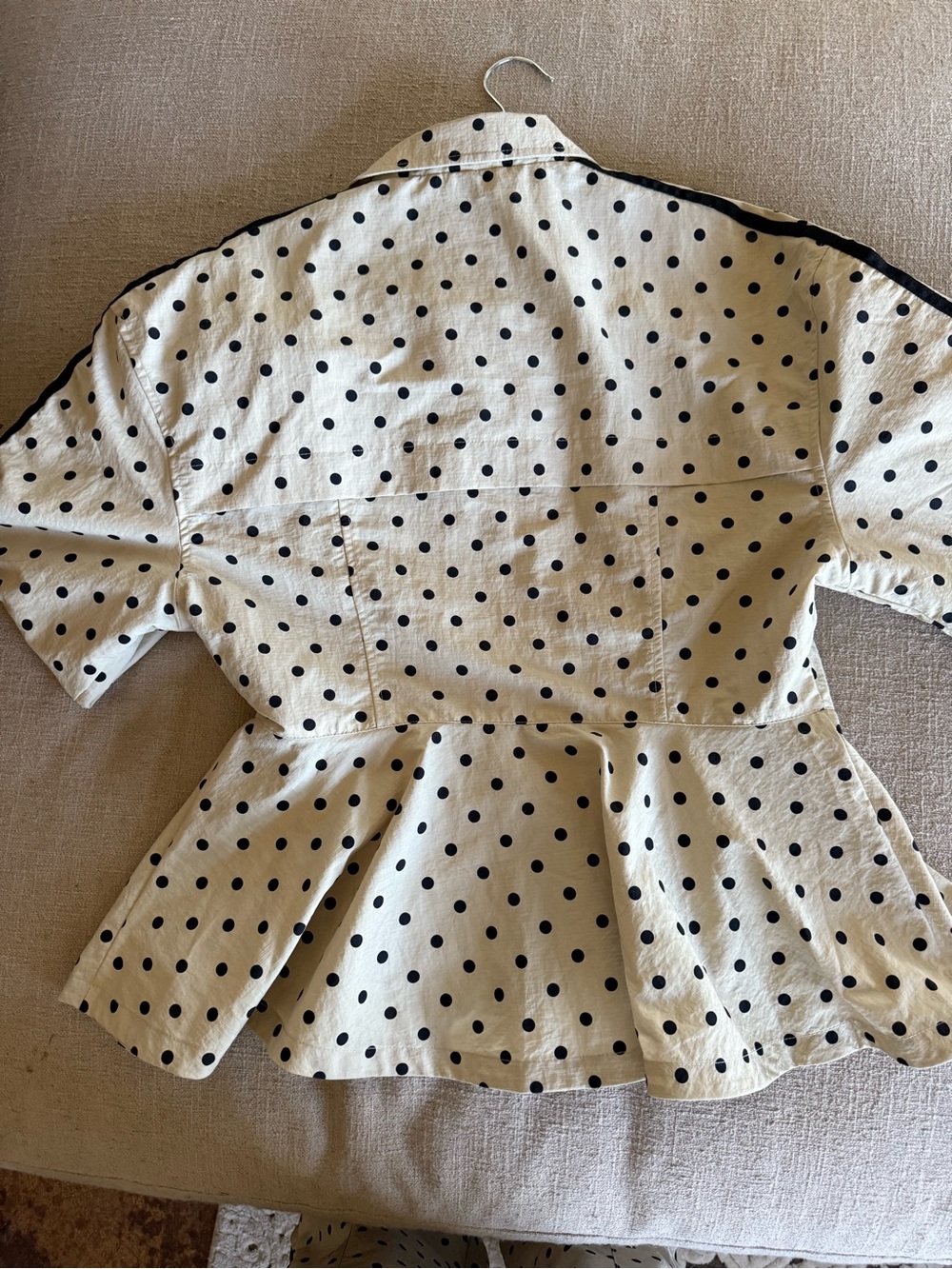 adidas Originals x ASOS polka dot jacket in stone - Picture 7 of 9